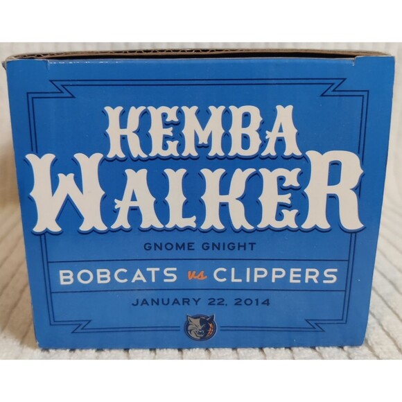 Kemba Walker Charlotte #15 Bobcats Gnome Fan Merchandise Bobblehead New with Box - Picture 4 of 8